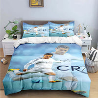 Housse de couette Ronaldo jouant au ballon
