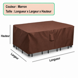 Housse de protection pour mobilier de jardin imperméable