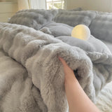 Housse de Couette Effet Fourrure Douce