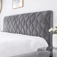 Housse de couette a motif losange gris