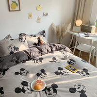 Ensemble Housse de Couette Ado avec Imprimé de Mickey Mouse