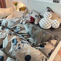 Ensemble Housse de Couette Ado avec Imprimé de Mickey Mouse