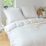 Ensemble Housse de Couette Blanche Légère et Durable