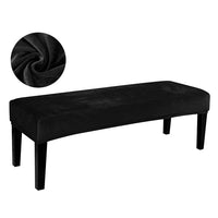 Housse Banquette de Protection Chic et Lavable noire sur fond blanc