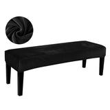 Housse Banquette de Protection Chic et Lavable noire sur fond blanc