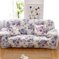 Housse Canapé Universelle avec Imprimé de Motif Floral