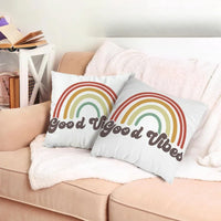 Housse Coussin pour Canapé avec un Arc-en-Ciel Imprimé