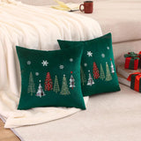 Housse Coussin Noel par Lot de 2 Pièces