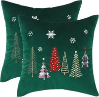 Housse Coussin Noel par Lot de 2 Pièces