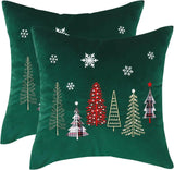 Housse Coussin Noel par Lot de 2 Pièces