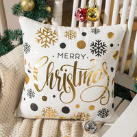 Housse Coussin Noel avec Motif de Flocon