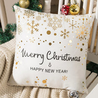 Housse Coussin Noel avec Motif de Flocon