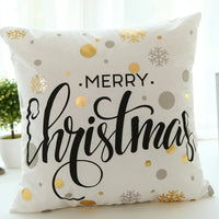 Housse Coussin Noel avec Motif de Flocon