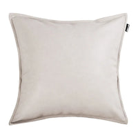 Housse Coussin Originale Effet Cuir blanche sur fond blanc