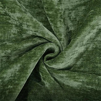 Housse Coussin Verte en Tissu de Chenille