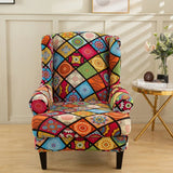 Housse de Fauteuil Extensible Multicolore avec Mandalas