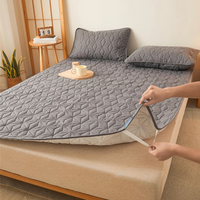 Surmatelas Gris Matelassé et Imperméable